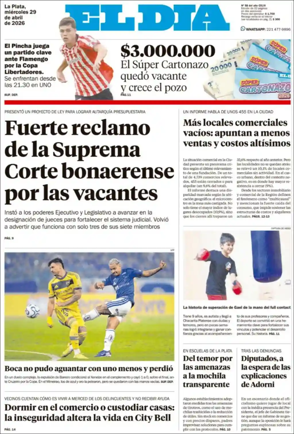 Evolucion Streaming | FM PUPULAR CUENCA - Tapa del diario El Dia